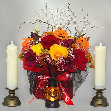 Spooky Halloween Floral Arrangement
